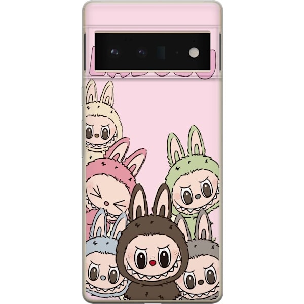 Google Pixel 6 Pro Läpinäkyvä kuori Labubu Classics