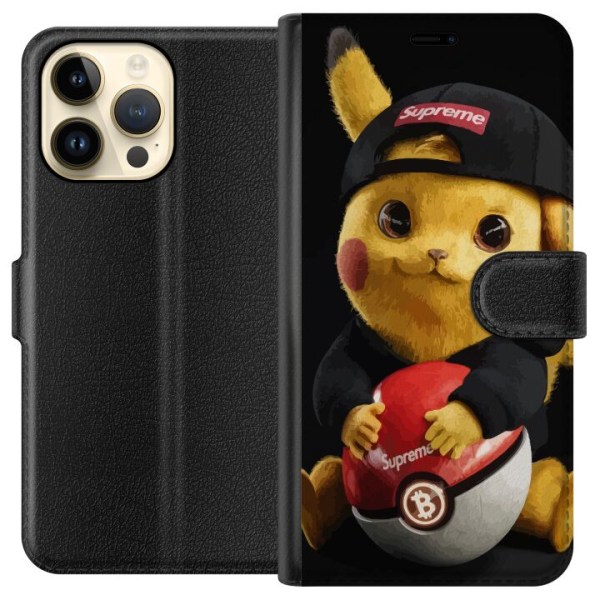 Apple iPhone 14 Pro Max Lommeboketui Pikachu Supreme
