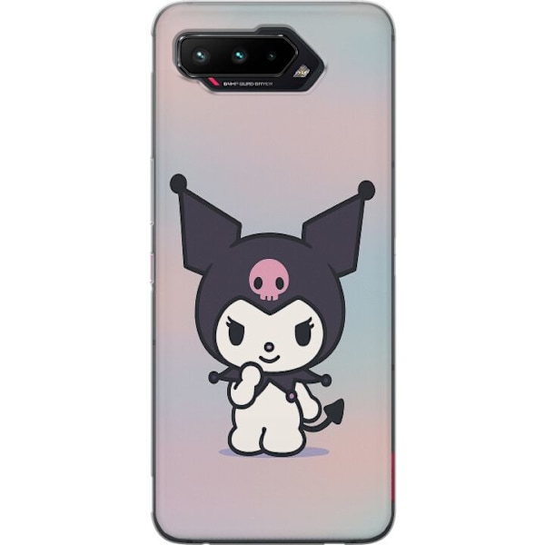 Asus ROG Phone 5 Läpinäkyvä kuori Kawaii Sanrio Kuromi