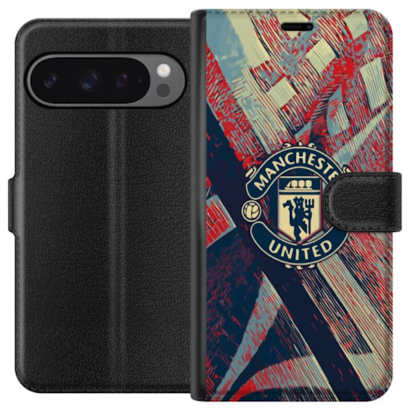 Google Pixel 9 Pro XL Tegnebogsetui Manchester United FC