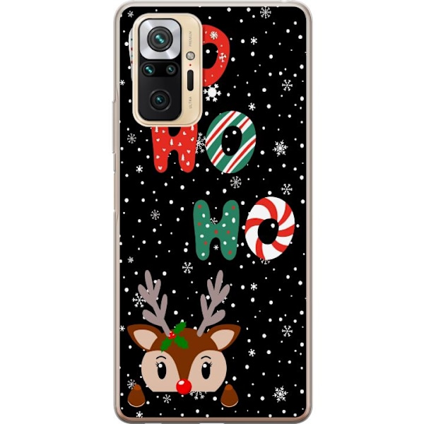 Xiaomi Redmi Note 10 Pro Gennemsigtig cover HO HO HO