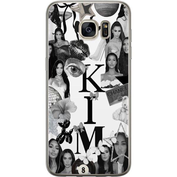 Samsung Galaxy S7 edge Gennemsigtig cover Kim Kardashian – A