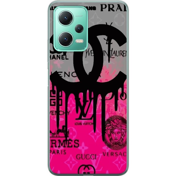 Xiaomi Redmi Note 12 Gennemsigtig cover CC Pink