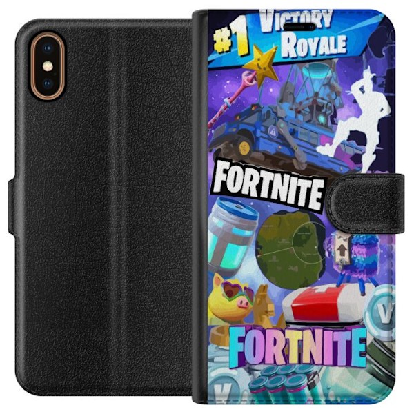 Apple iPhone X Lompakkokotelo Fortnite