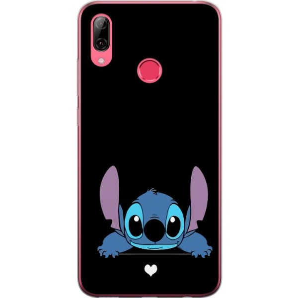 Huawei Y7 (2019) Genomskinligt Skal Stitch