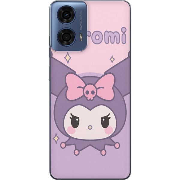 Motorola Moto G24 Genomskinligt Skal Kuromi Kawaii