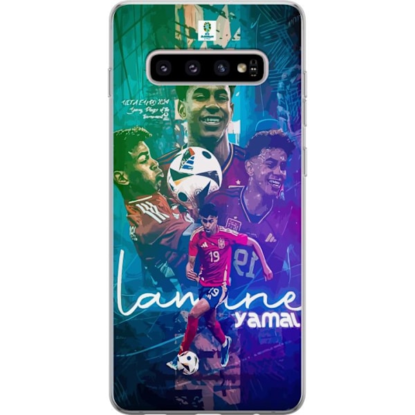 Samsung Galaxy S10+ Läpinäkyvä kuori Lamine Yamal FCB