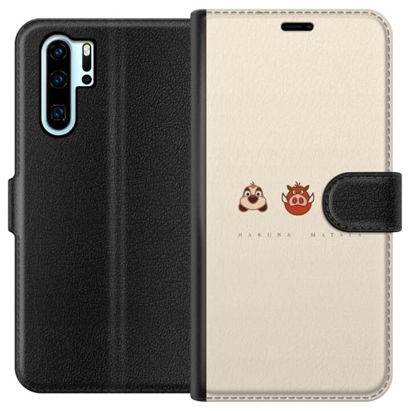 Kompatibelt Lommeboketui til Huawei P30 Pro Hakuna Matata
