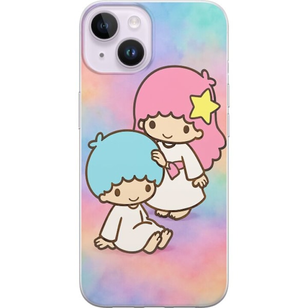 Apple iPhone 15 Plus Läpinäkyvä kuori Kawaii Sanrio Kiki Lola Little Twin Stars