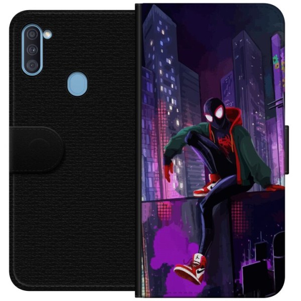 Samsung Galaxy A11 Plånboksfodral Fortnite - Spider-Man