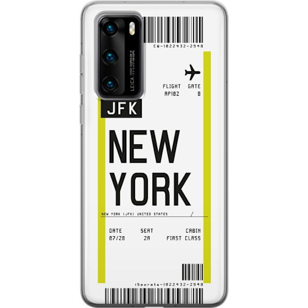 Huawei P40 Genomskinligt Skal New York