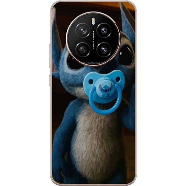 Honor Magic7 Läpinäkyvä kuori Stitch & Napp - vauvateema söpöllä hahmolla