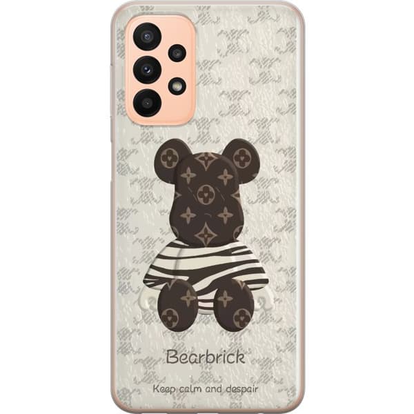 Kompatibelt Mobildeksel til Samsung Galaxy A23 Bearbrick Design Lekefigur Samlerobjekt