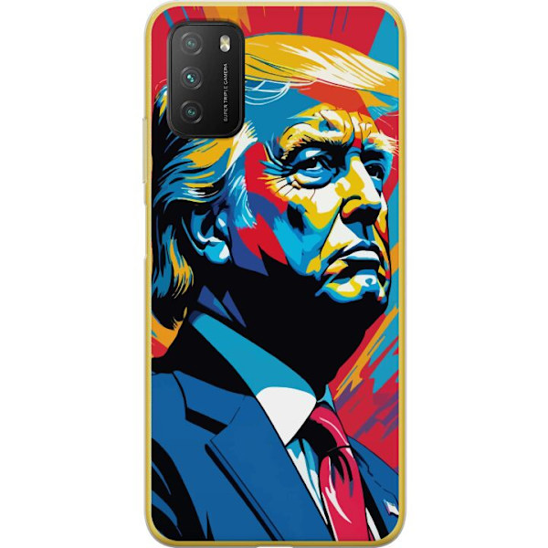 Xiaomi Poco M3  Gennemsigtig cover Trump