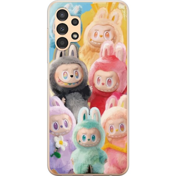 Samsung Galaxy A13 Genomskinligt Skal Labubu Sketch Style –