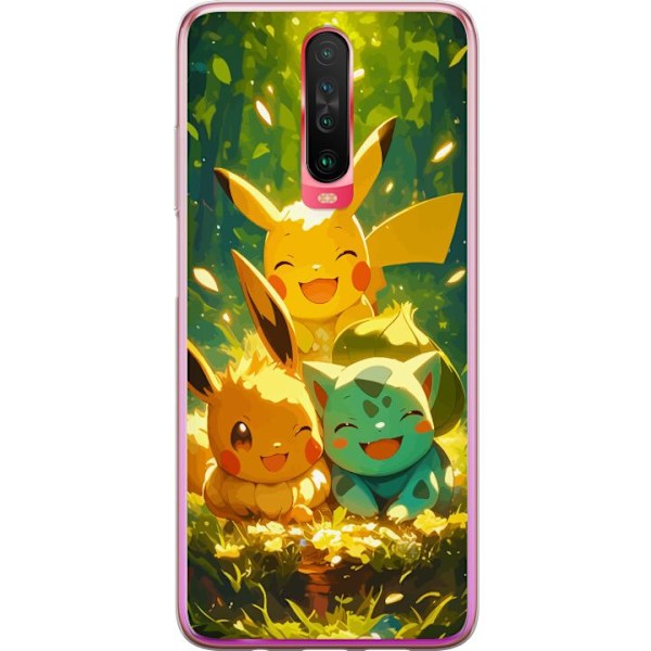 Xiaomi Redmi K30 Genomskinligt Skal Pixelmonster spelstil – färgstark design för retroälskande gamers