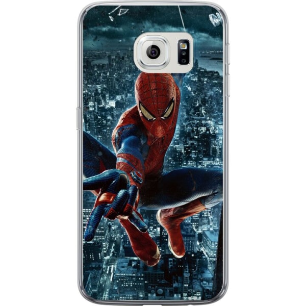 Samsung Galaxy S6 edge Läpinäkyvä kuori Spiderman