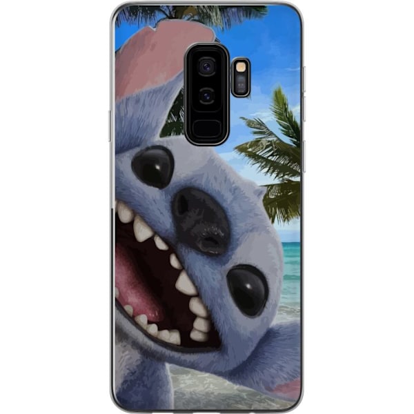 Samsung Galaxy S9+ Genomskinligt Skal Stitch mobilskal med Palmer i söt vänskapsdesign