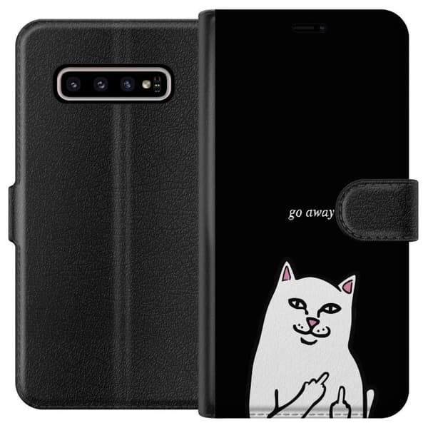 Kompatibelt Lommeboketui til Samsung Galaxy S10+ Meme