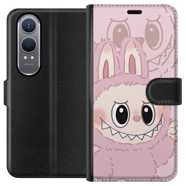 OnePlus Nord CE4 Lite Tegnebogsetui Labubu Floral Freak