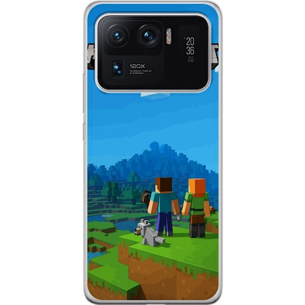 Xiaomi Mi 11 Ultra Läpinäkyvä kuori Minecraft Key Art