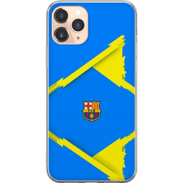Kompatibelt Mobilskal till Apple iPhone 11 Pro Blågul fotbollsdesign blå