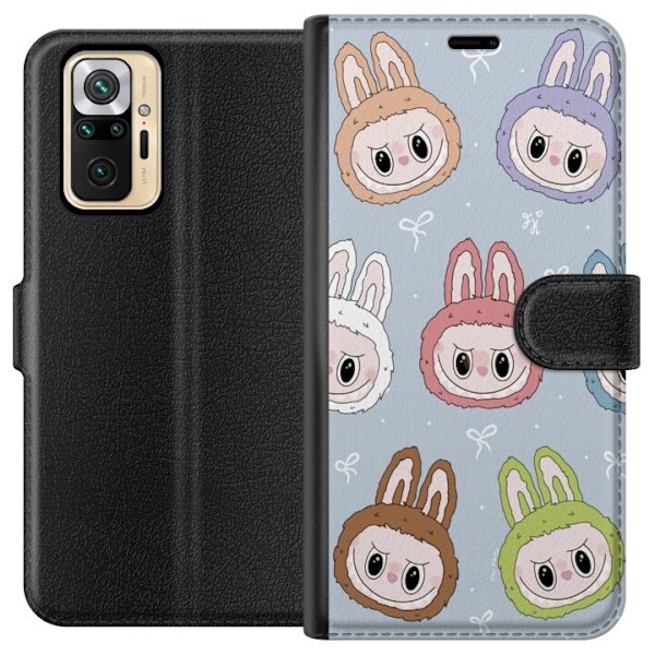 Xiaomi Redmi Note 10 Pro Tegnebogsetui Pastel Labubu