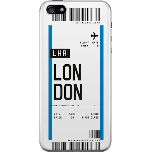 Apple iPhone 5 Läpinäkyvä kuori Lontoo