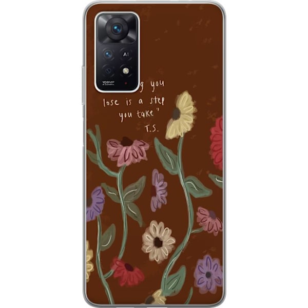 Xiaomi Redmi Note 11 Pro 5G Gennemsigtig cover Blomster