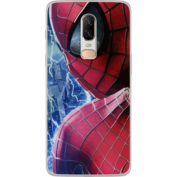 OnePlus 6 Gjennomsiktig deksel Spiderman