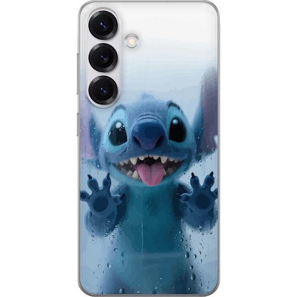 Samsung Galaxy S25 Genomskinligt Skal Stitch Window View – Stitch vid ett fönster i söt stil