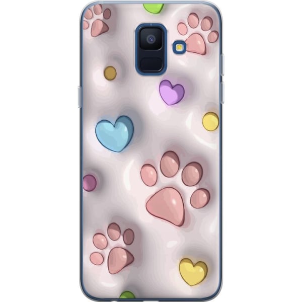 Samsung Galaxy A6 (2018) Gennemsigtig cover Fluffy Poter