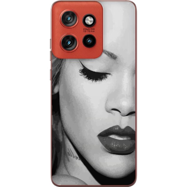 Motorola Edge 50 Neo Genomskinligt Skal Rihanna – Aesthetic