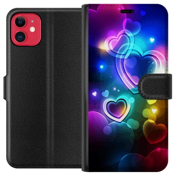 Kompatibel Tegnebogsetui til Apple iPhone 11 NeonKærlighed