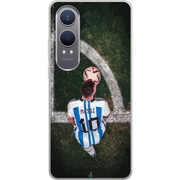 OnePlus Nord CE4 Lite Läpinäkyvä kuori Messi