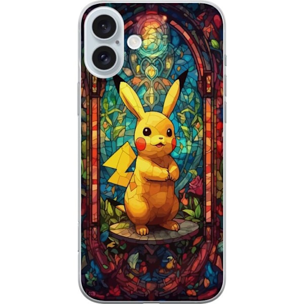 Apple iPhone 16 Plus Gjennomsiktig deksel Pokemon