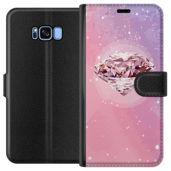 Kompatibel Tegnebogsetui til Samsung Galaxy S8 Glitter Diamant