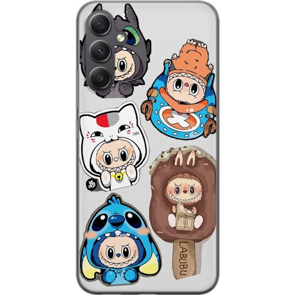 Samsung Galaxy S23 FE Läpinäkyvä kuori Labubu hahmokokoelma