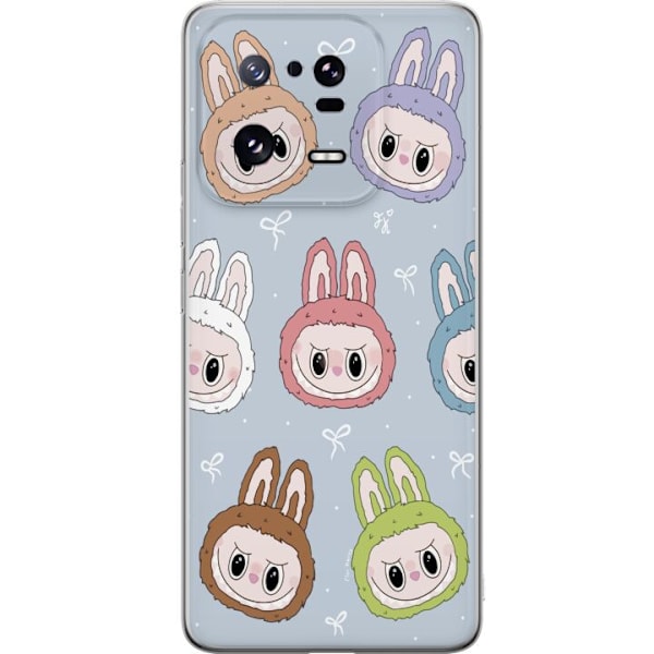 Xiaomi 13 Pro Gennemsigtig cover Pastel Labubu