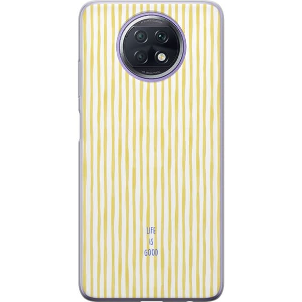 Kompatibelt Mobildeksel til Xiaomi Redmi Note 9T Life Is Good gul