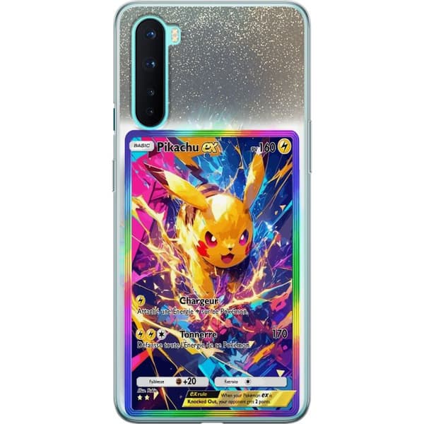 Kompatibelt Mobilskal till OnePlus Nord Pikachu gul