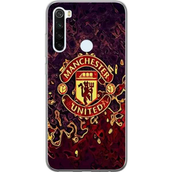 Xiaomi Redmi Note 8 Gjennomsiktig deksel Manchester United