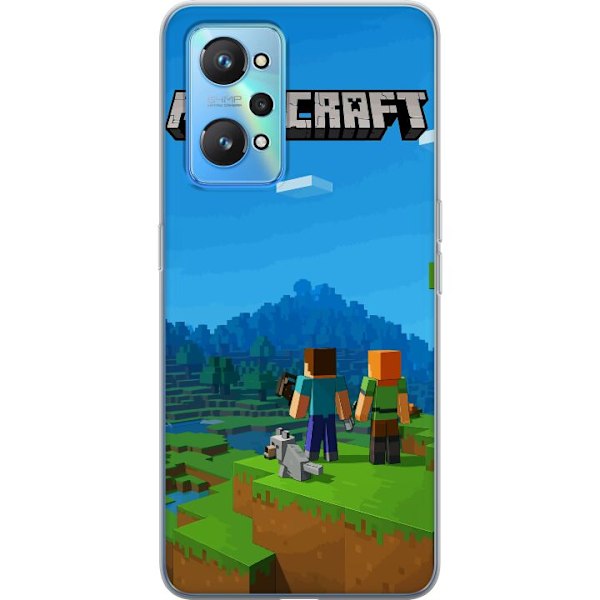 Realme GT Neo2 Genomskinligt Skal Minecraft Key Art