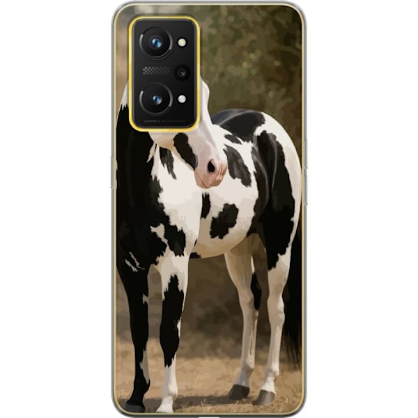 Realme GT Neo 3T Läpinäkyvä kuori Kaunis Hevonen - elegantt