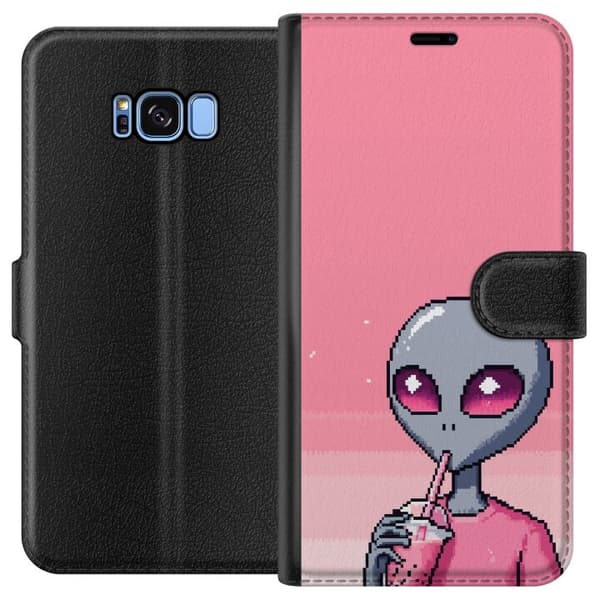 Kompatibel Tegnebogsetui til Samsung Galaxy S8 Alien Smoothie