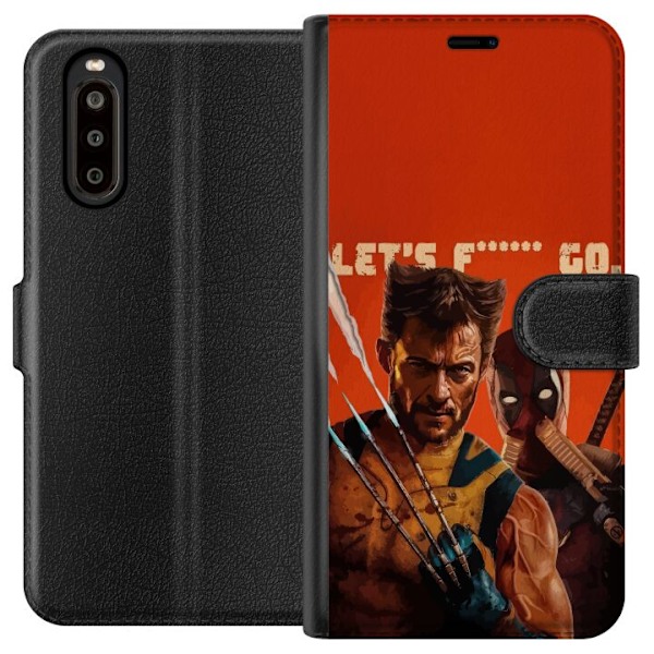 Sony Xperia 10 II Lommeboketui Deadpool & Wolverine