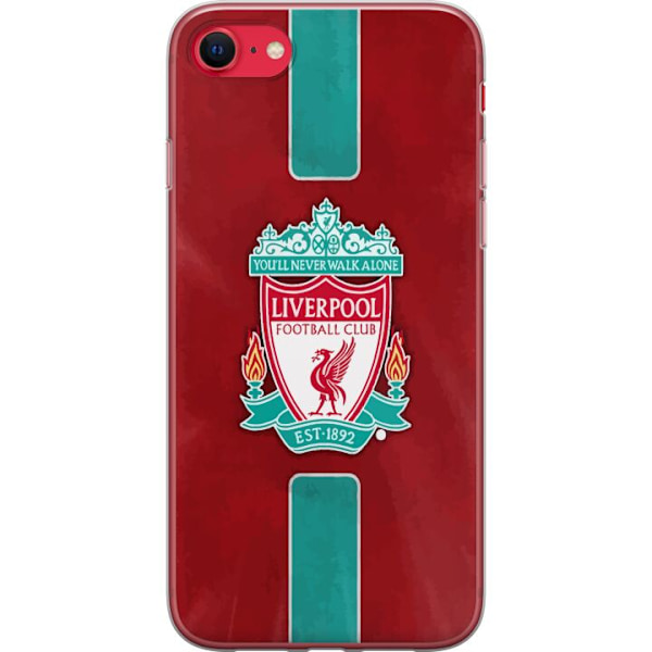 Apple iPhone SE (2022) Gennemsigtig cover Liverpool FC - Klassisk Fodboldstolthed i Rødt