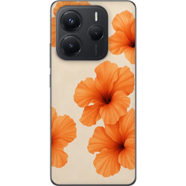 Xiaomi Redmi Note 14 Gjennomsiktig deksel Papaya Punch
