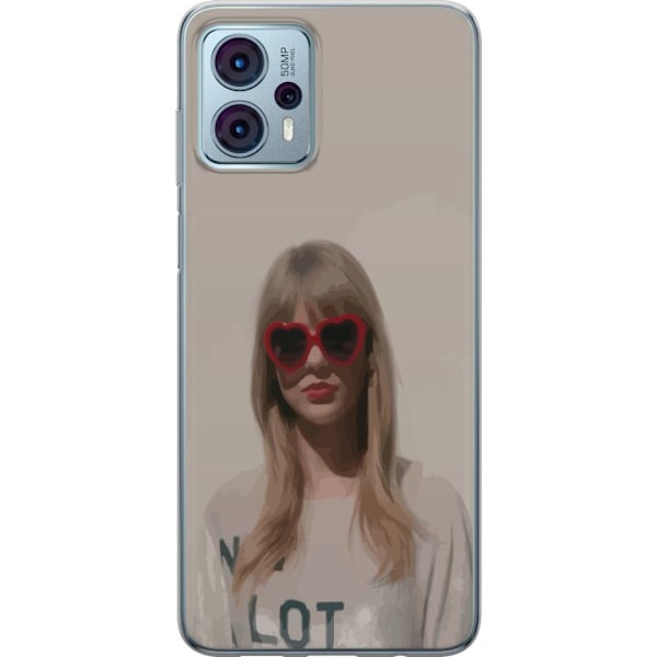 Motorola Moto G23 Gennemsigtig cover Taylor Swift