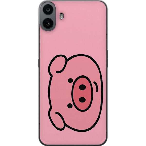 Nothing CMF Phone 1 Gjennomsiktig deksel Kawaii Piggy